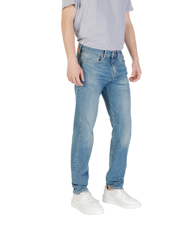 Replay Blue Cotton Skinny Jean