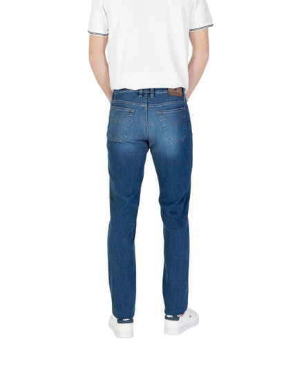 Jeckerson Blue Cotton Skinny Jean