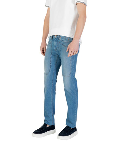 Jeckerson Light Blue Cotton Skinny Jean