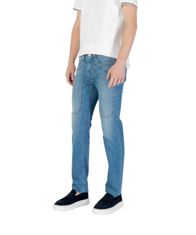 Jeckerson Light Blue Cotton Skinny Jean