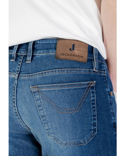 Jeckerson Blue Cotton Skinny Jean