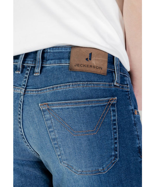 Jeckerson Blue Cotton Skinny Jean