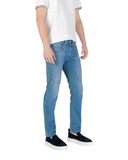 Jeckerson Light Blue Cotton Skinny Jean