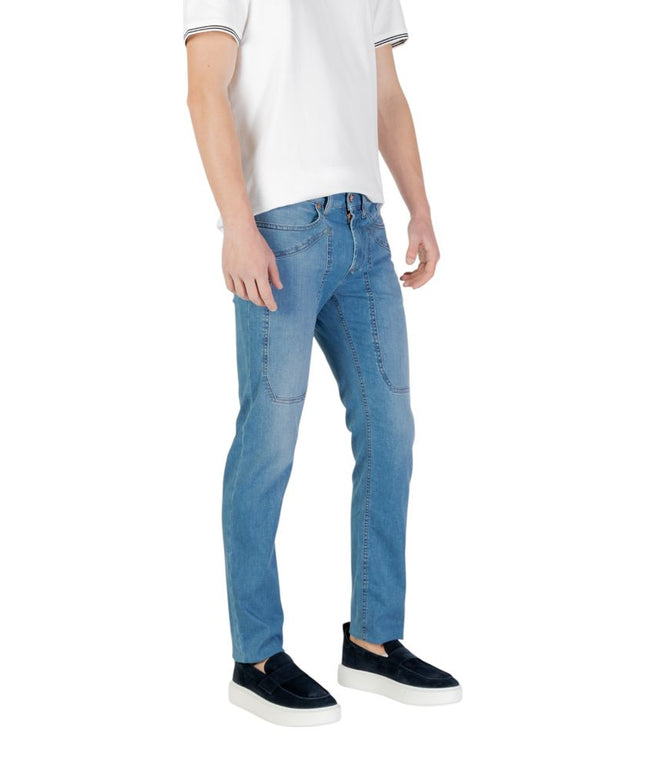 Jeckerson Light Blue Cotton Skinny Jean