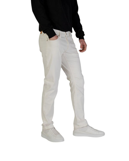 Jack Jones White Cotton Skinny Jean