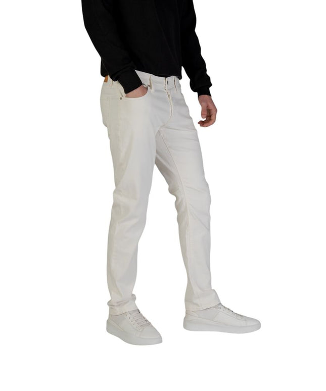 Jack Jones White Cotton Skinny Jean