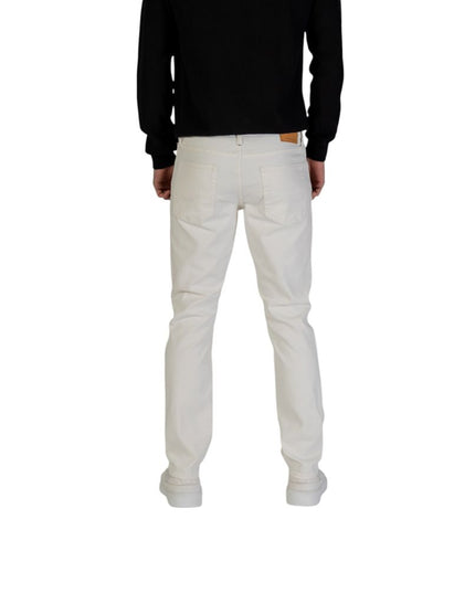 Jack Jones White Cotton Skinny Jean