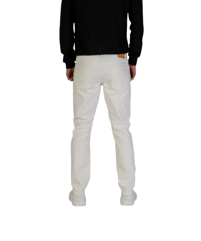 Jack Jones White Cotton Skinny Jean