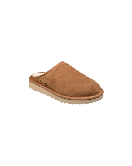 UGG Beige Suede Leather Clog