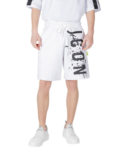 Icon White Cotton Bermuda