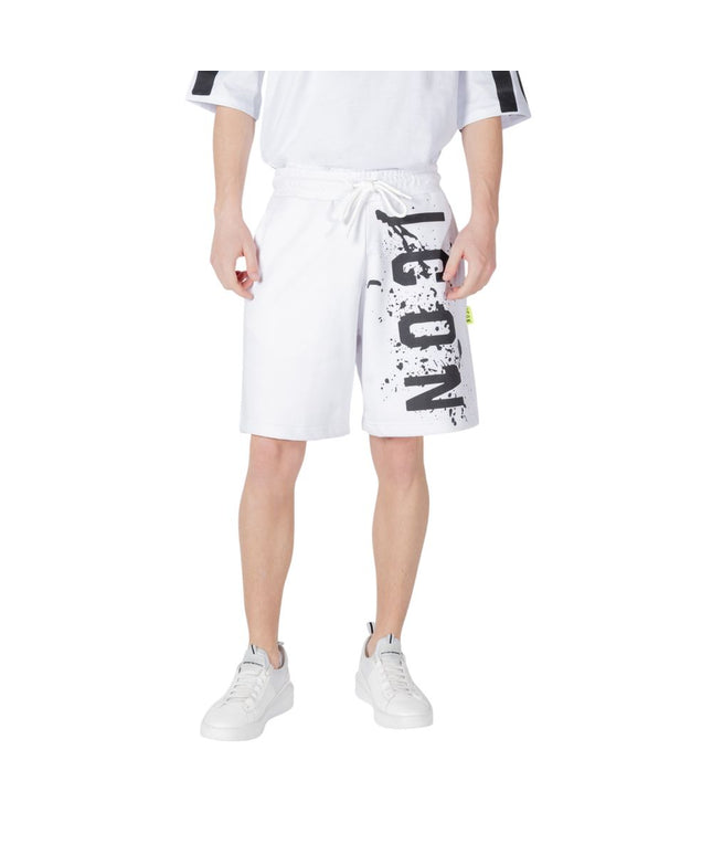 Icon White Cotton Bermuda