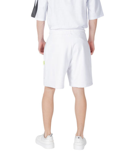 Icon White Cotton Bermuda