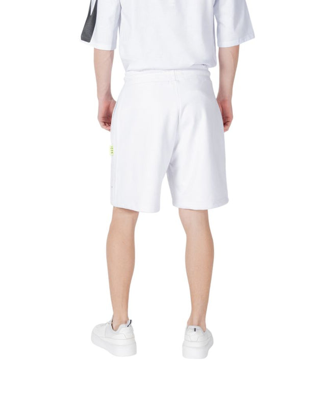 Icon White Cotton Bermuda