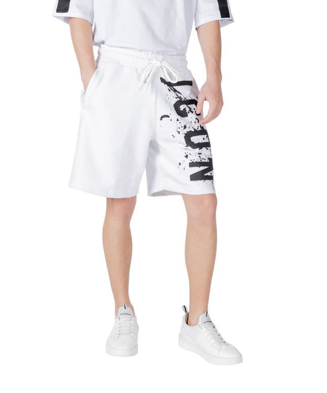 Icon White Cotton Bermuda