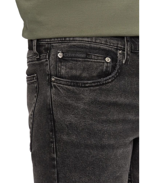 Calvin Klein Jeans Gray Cotton Skinny Jean