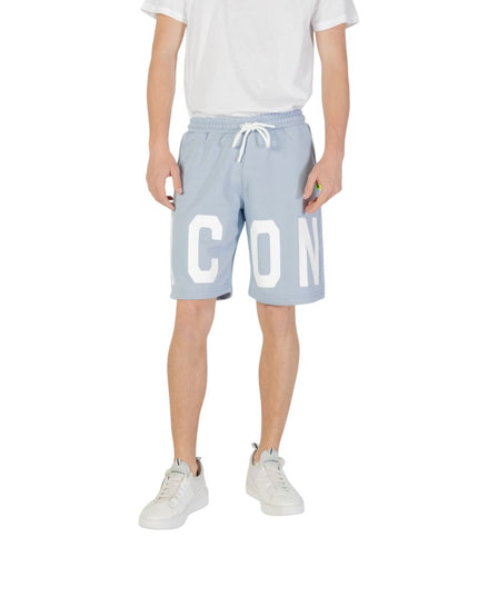 Icon Blue Cotton Bermuda