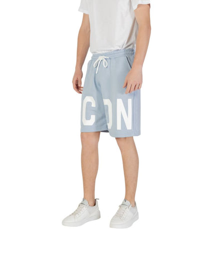 Icon Blue Cotton Bermuda