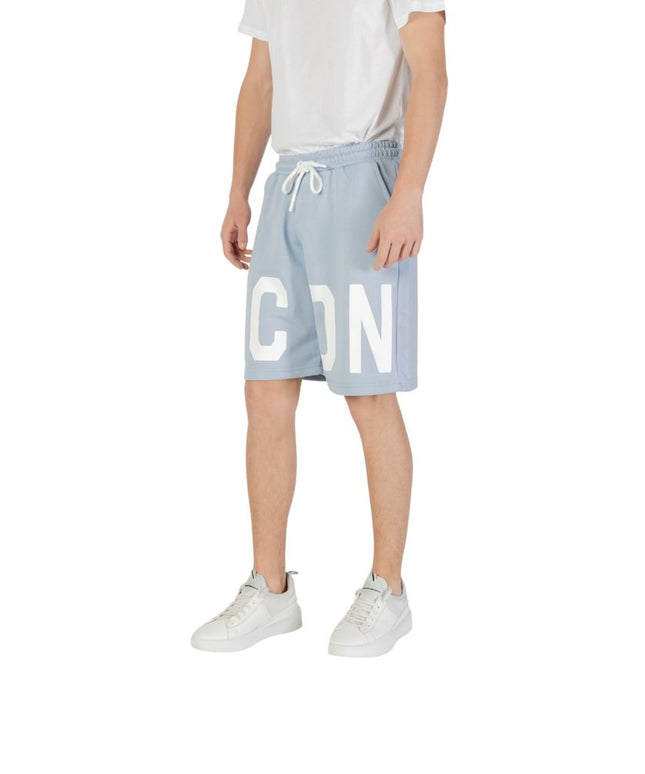 Icon Blue Cotton Bermuda
