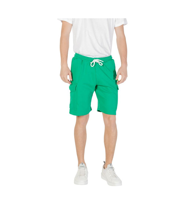 Icon Green Cotton Bermuda