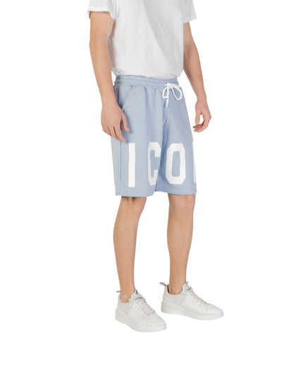 Icon Blue Cotton Bermuda