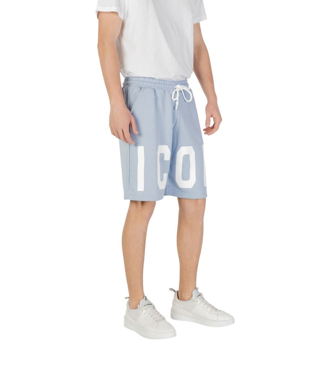 Icon Blue Cotton Bermuda