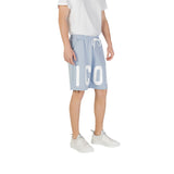 Icon Blue Cotton Bermuda