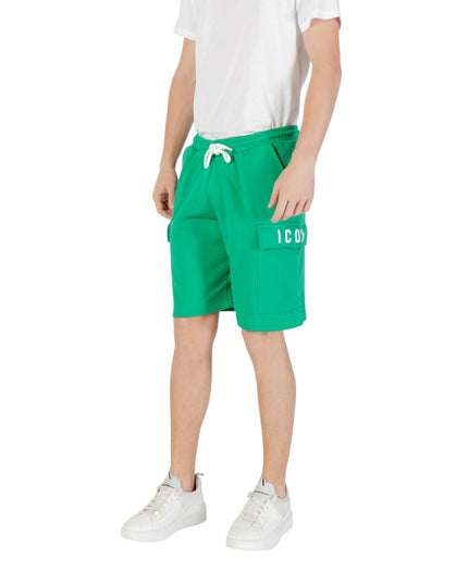 Icon Green Cotton Bermuda