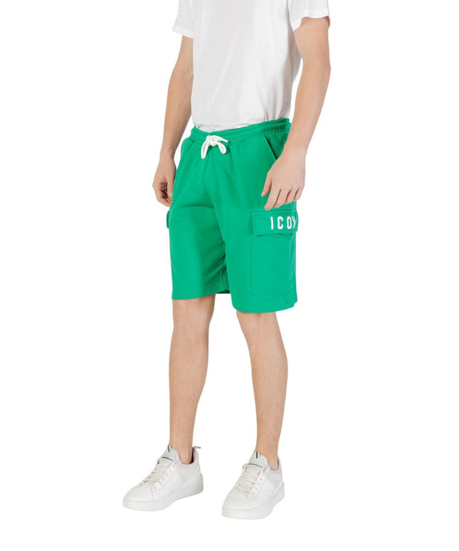 Icon Green Cotton Bermuda