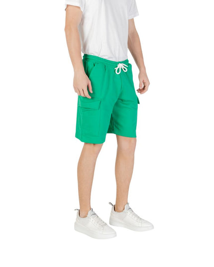 Icon Green Cotton Bermuda