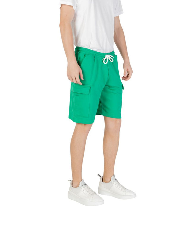 Icon Green Cotton Bermuda