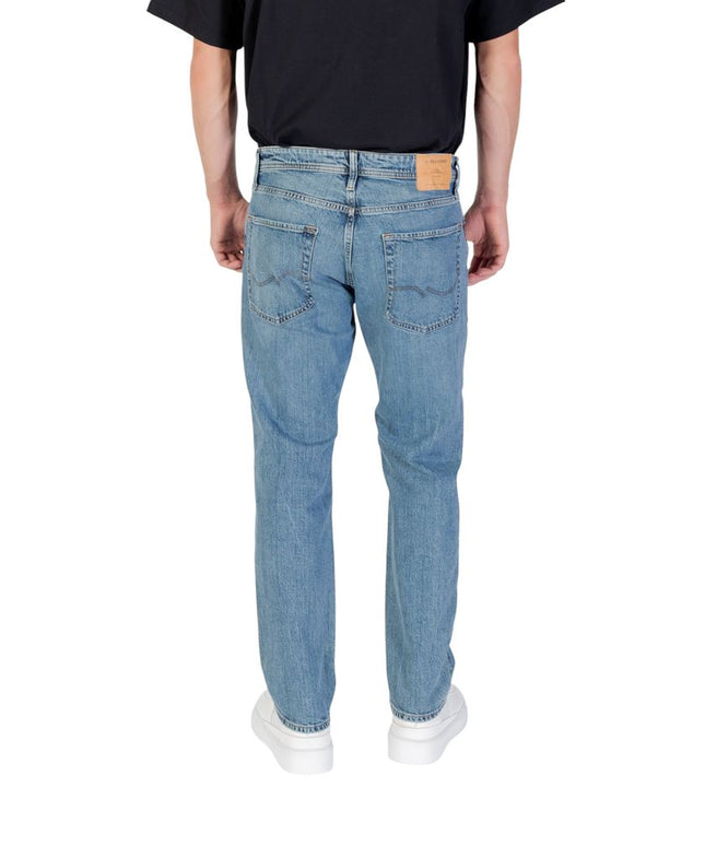 Jack Jones Blue Cotton Skinny Jean