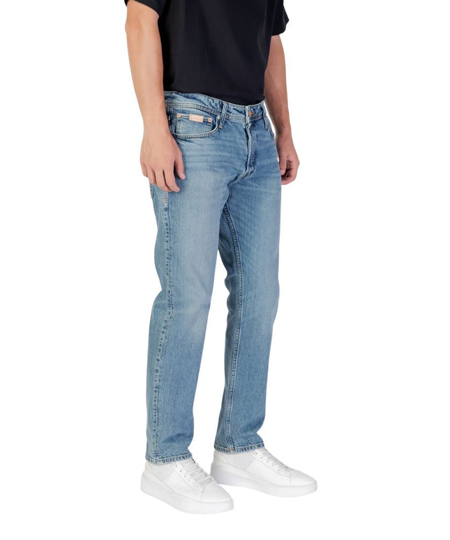 Jack Jones Blue Cotton Skinny Jean