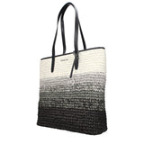 Michael Kors Black Raffia Shoulder Bags