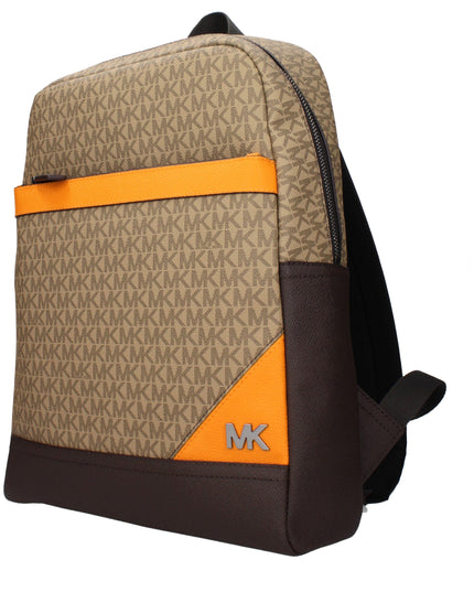 Michael Kors Brown Fabric Backpacks