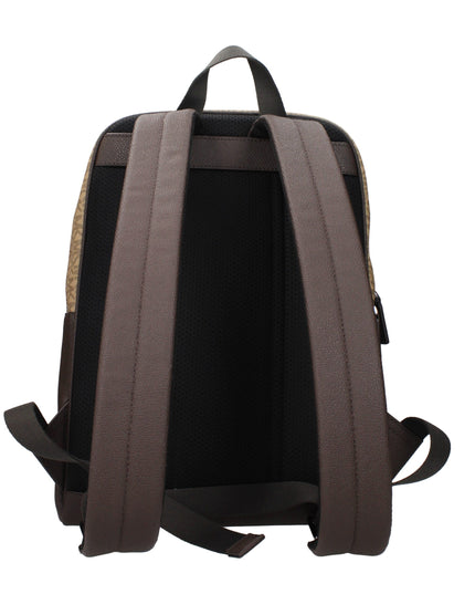 Michael Kors Brown Fabric Backpacks