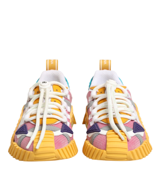 Dolce & Gabbana Multicolor Nylon NS1 Low Top Sneakers Shoes
