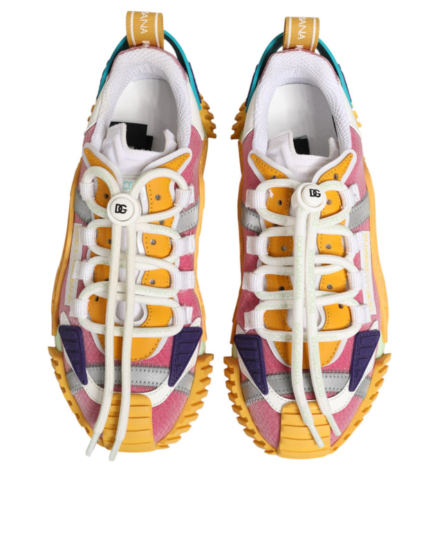 Dolce & Gabbana Multicolor Nylon NS1 Low Top Sneakers Shoes