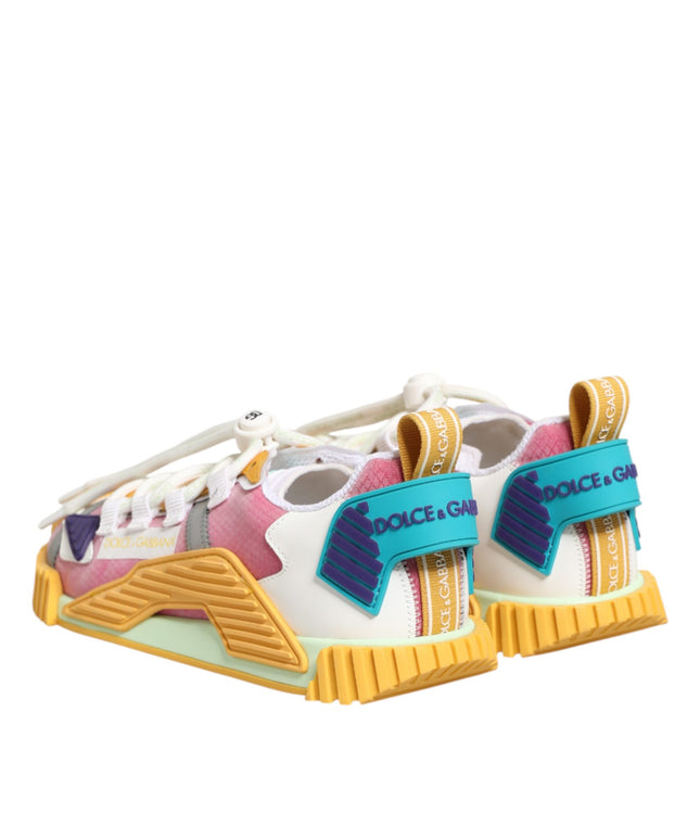 Dolce & Gabbana Multicolor Nylon NS1 Low Top Sneakers Shoes