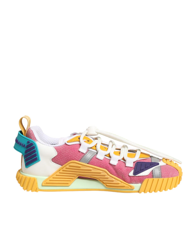 Dolce & Gabbana Multicolor Nylon NS1 Low Top Sneakers Shoes