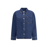Ami Paris Ami de Coeur Cotton Denim overshirt