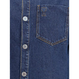 Ami Paris Ami de Coeur Cotton Denim overshirt