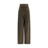 Max Mara Wide-Leg Velvet Pants