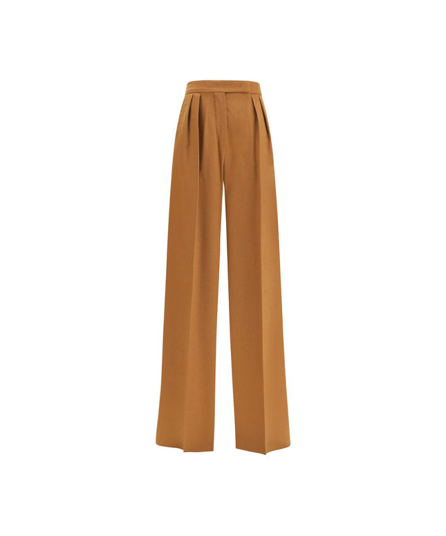 Max Mara Wide Camel Drap Pants