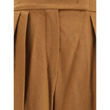 Max Mara Wide Camel Drap Pants