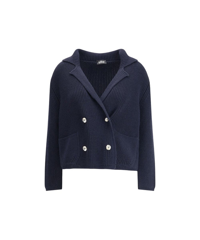 Ella Short Cardigan with hook-and-eye closure