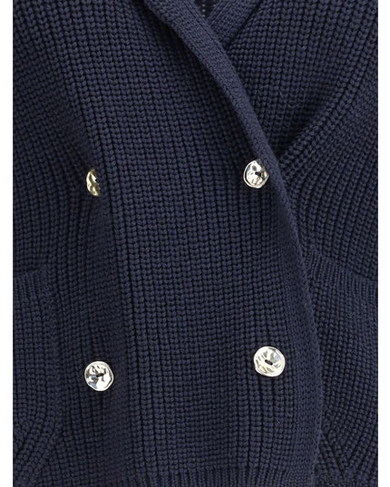 Ella Short Cardigan with hook-and-eye closure
