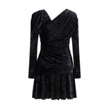 Ganni Ruched Mini Dress