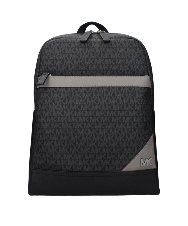 Michael Kors Black Fabric Backpacks