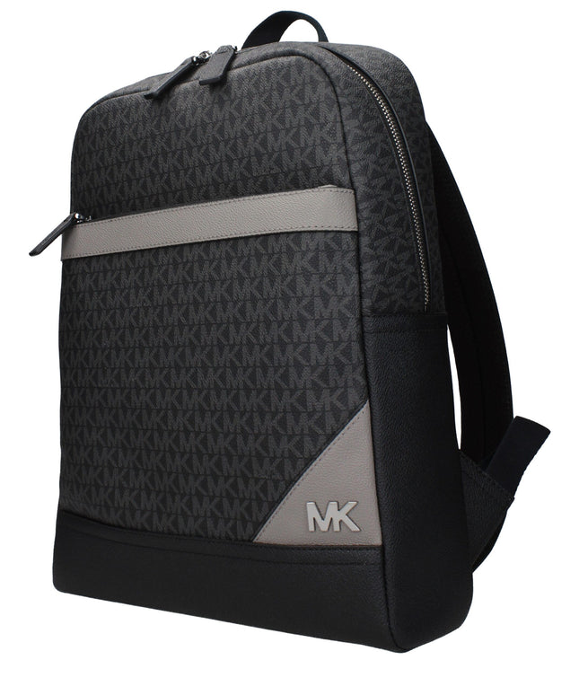 Michael Kors Black Fabric Backpacks