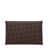 Michael Kors Brown Fabric Clutch Bags